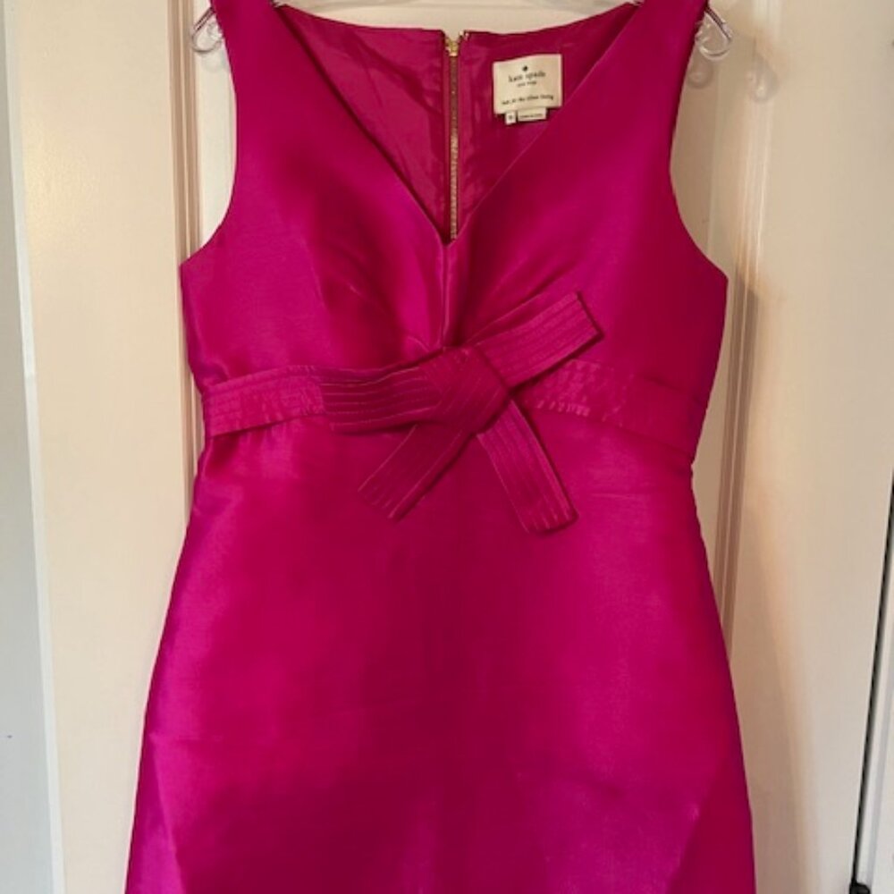 Bright Pink Kate Spade A-Line Dress